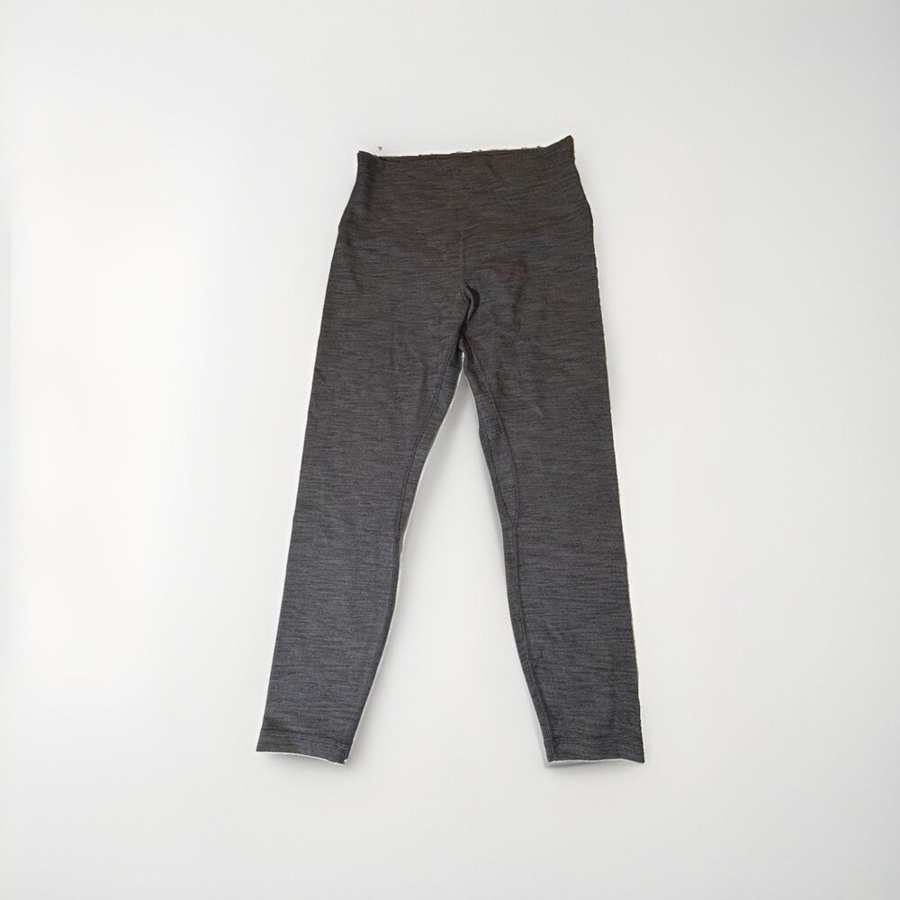 Lululemon Wunder Under Leggings Women’s Size 10 Gray Heather